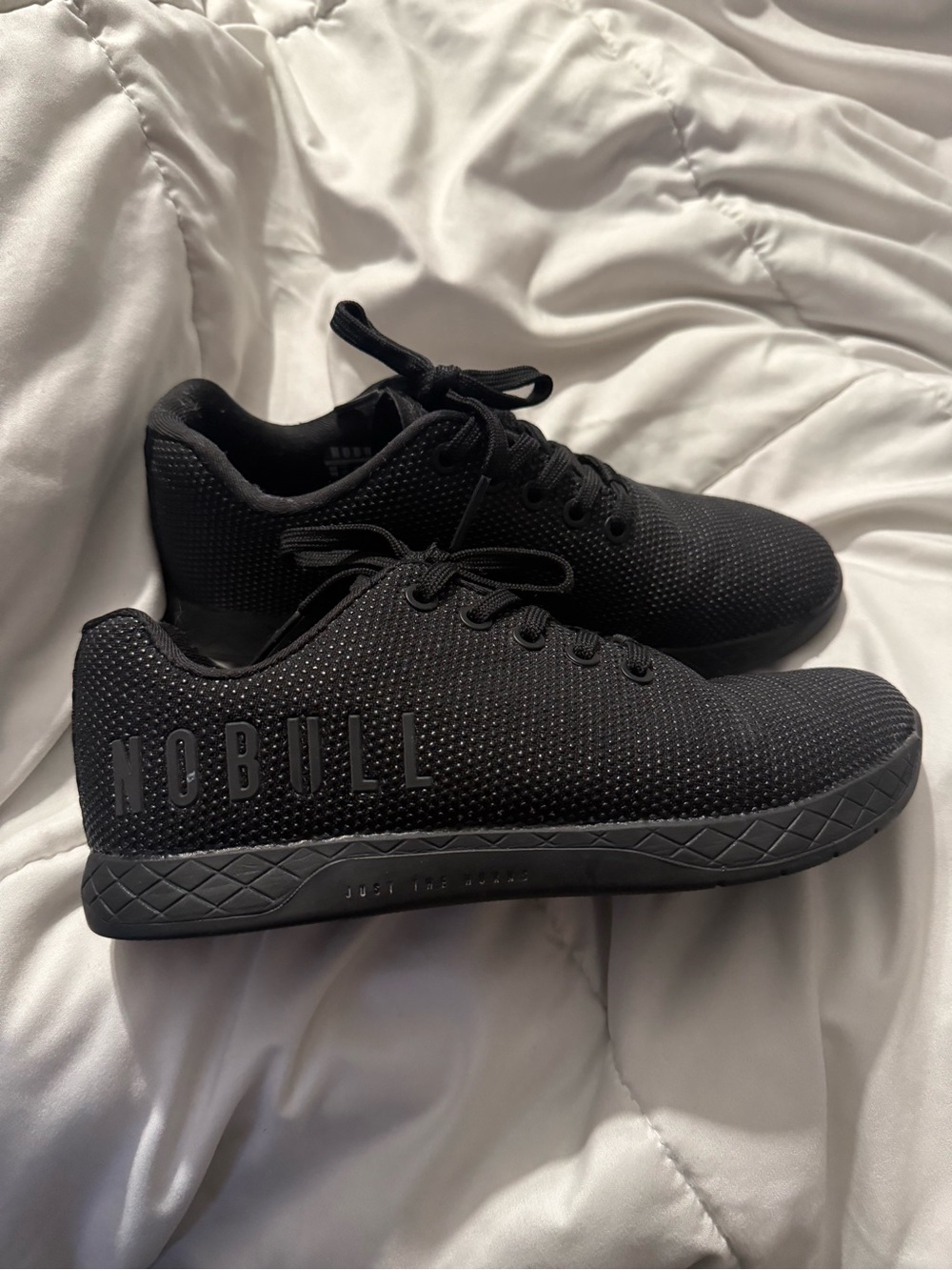 NOBULL women’s Trainer - All Black Knit Athletic Shoe